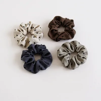 Simple temperament bow tie fashionable hair accessory high elasticity hair scrunchies