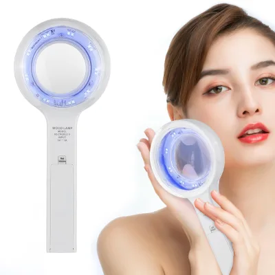 Portable Rechargeable UV Light Facial Skin Test Analysis Detector Home Use Wood Lamp Skin Analyzer