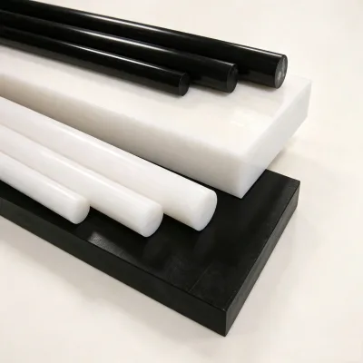 High Toughness Insulating POM Solid Round Bar, Black Acetal Rod Custom Size 1mm-150mm for Industrial Bushings