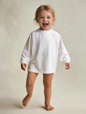 OEM Baby Girls Toddler Long Sleeve Crewneck Soft Cotton Basic T-Shirts with Customized Logo & Color