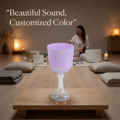 Mutual CE Zertifiziertes Transparentes Kristall Heilkrug Chakra Meditation Schalltherapie Gerat Schalltherapie Fabrik Direkt