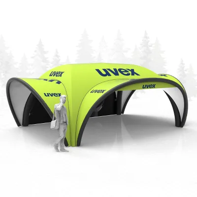 Custom Printed Double-Layer Four-Season Portable Inflated Gazebo Tent 2x3m 4x6m Air Dome Quick Automatic Opening for Outdoor