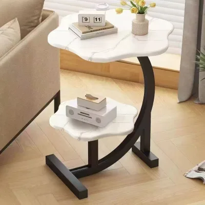 Style Light Luxury Edge Modern Bedside Table Bedside Living Room Sofa Side Table Simple Coffee Table Net Red Storage Rack