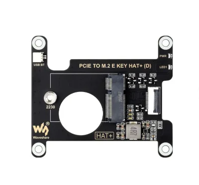 Chipboard Waveshare Pcie to M.2 E-key Hat(d) ( Raspberry Pi 5, Ngff Wireless Card Adapter, Supports Wifi/bt Via Usb Interface