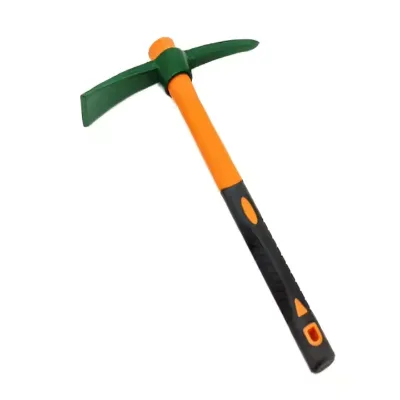 Grade DIY Steel Pickaxe with Color-Plastic Handle Gardening and Farming Tool for Digging