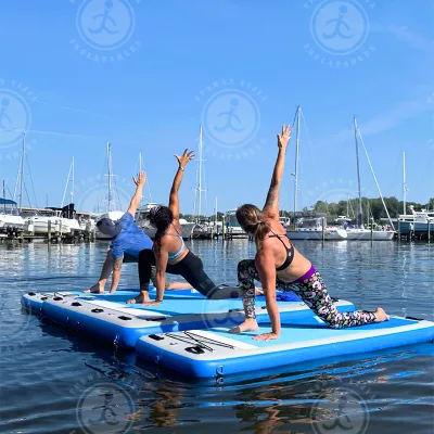 New Floating Water Sports Inflatable Yoga Mats Inflatable Air Track Tumble Track Air Mat