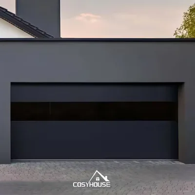 Cosyhouse Contemporary Energy-efficient Sectional Aluminum Glass Garage Door Custom Luxury Automatic Insulated Garage Door