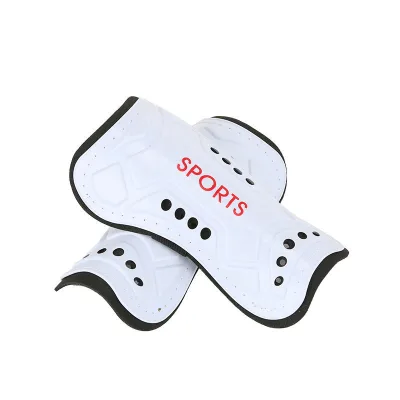 Leg Protection One Size Light Weigh Ventilated Breathable Impact Resistant Soccer Shin Guards
