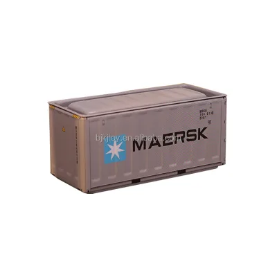 Iron Storage Box Truck Model Container Ornaments Christmas Gift Idea for Hobby Display Cases