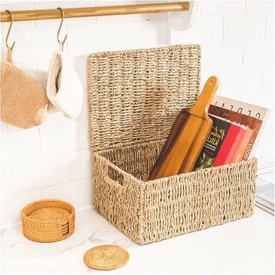 Toilet Tank Basket Pet Water Hyacinth Buy Equipment Dry Fiber Macaw Egg Sandwich Bread Box Alaminum Triangle Portable Foldable