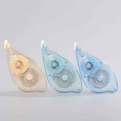 Wholesale Stationery Sets Creative Kawaii Plastic Replaceable High Cover Efficient Correction Tape for Student