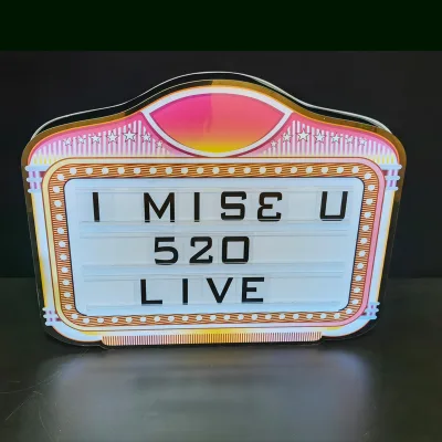 Rechargeable Led Letter Board Glorifier Bottle Presenter Digital Display LED Sign for bar Party