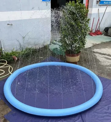 Splash Pad for Kids and Dog, Dog Pool Toys, Thicken Sprinkler Pool Summer Outdoor Water Toys for Ages 3-12 Boys Girls