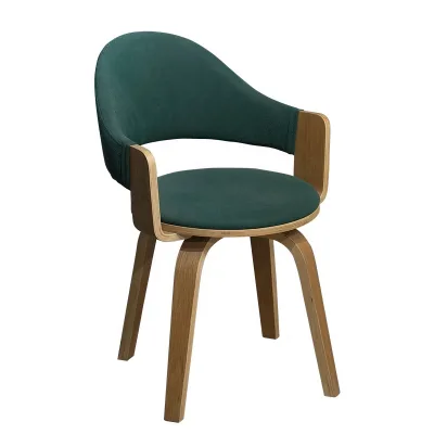 JIAMUJIA Modern Solid Wood Dining Chair with Cushion for Home Office and Warehouse Use