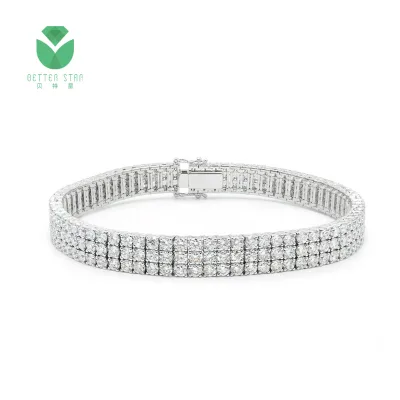 Fashion Jewelry Lab Grown Diamond Hpht Igi Luxury 5 Ct Vvs Tennis Bracelet for Women Customized