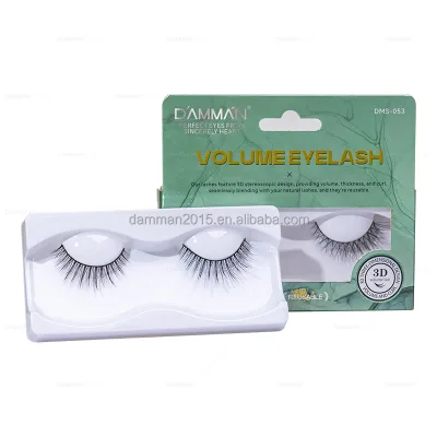 100% Top Quality Full Strip Eyelashes Custom Logo Package Natural Lash for Eye Makeup