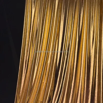 Brilliant Hot-stamping Cloth Fabric Luxury Wedding Backdrop Decoration Golden Silver Curtain Background