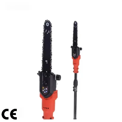 Industrial Grade Telescoping Pole Cordless Garden Pruning Tool Brushless Chain Saw for Metal Wood Battery Powered 21-24V 2AH
