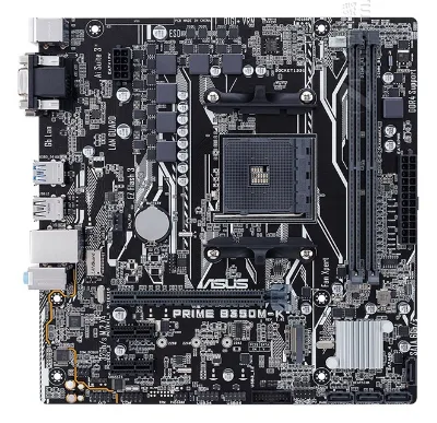 Popular for ASUS B350M-K Desktop AMD Motherboard Micro ATX with Socket AM4 DDR4 DIMM SATA Ports 32GB RAM AMD B350 Gaming