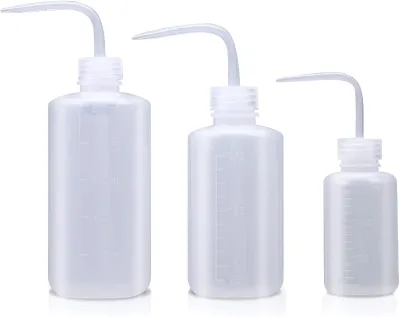 Plastic Square Lab Wash Bottle 250ml 500ml 1000ml