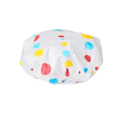 Anhui Factory Disposable Plastic Waterproof Circular Shower Cap for Hotel