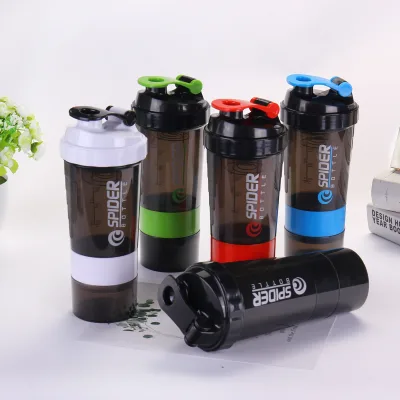 Gym Bottles Accessories Shakeer Cup Fitness 500mm Protein Shaker Bottle Gym
