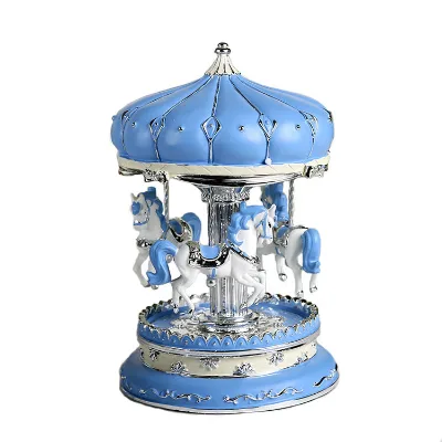 Carousel Music Box Creative Birthday Gift Sky City Music Box for Kids Gift