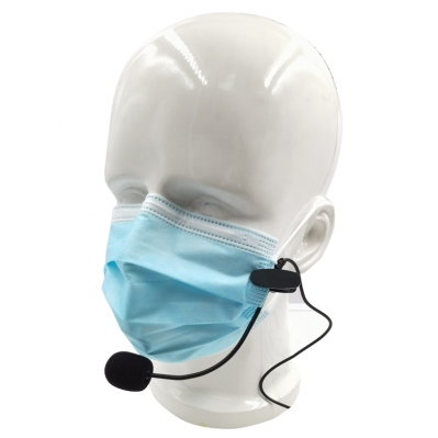 Professional Gooseneck Teaching Loudspeaker Microphone Mask Recording Condenser Microphone Plastic Wired Communication