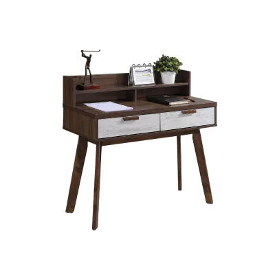 Trendy Hot Sale Portable Adjustable Convertible Compact Modern Computer Desk Fashion Dual Drawer Elegant Home Work Table