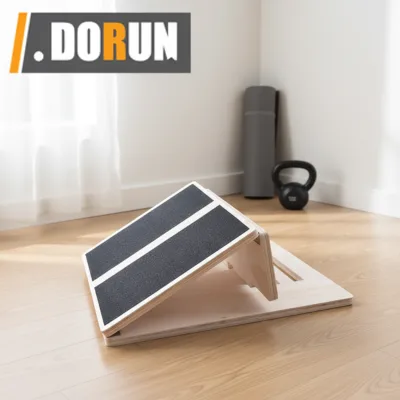 Calf Stretcher Slant Board-Plywood Construction 200KGS Capacity Eco-friendly Incline Board for Waist & Abdomen Exercise
