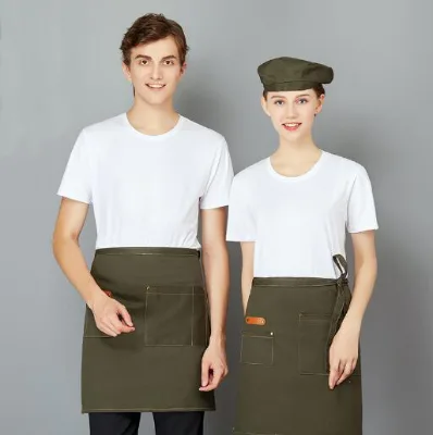 Lightweight and Durable Server Aprons with 3 Deep Pockets Waist Apron Waiter Waitress Aprons