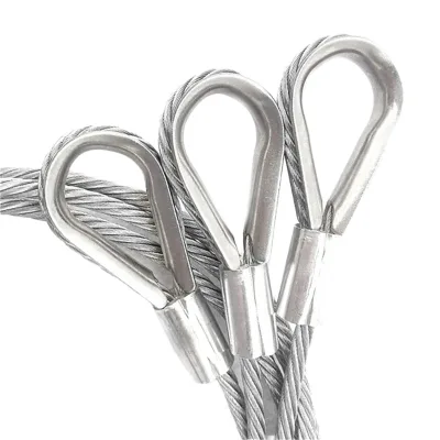 HLM Metric Wire Rope Thimble Polished Stainless Steel 304/316 Rigging Wire Rope Full Range Custom OEM G411/G414
