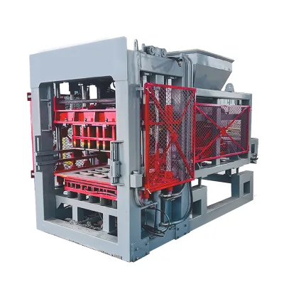 Semi Automatic Construction Paving Block Making Machine 6-15 Brick Machinery Incl. Mold Pump for Cement Clay Bricks