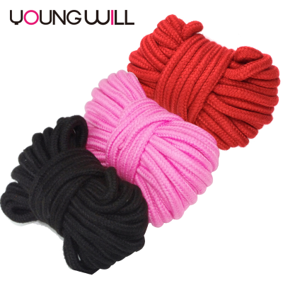 Soft Cotton Bondage Rope for Beginners Adult Restraint Kit Adjustable Length With Safety Instructions for Bondage BDSM