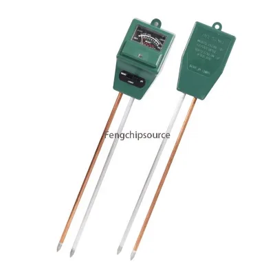 three-in-one dual probe soil detector humidity Ph pH meter square head soil tester