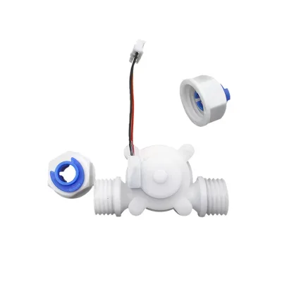 Two-Point Quick Connector Flow Meter Hall Effect Medical Liquid Flow Sensor