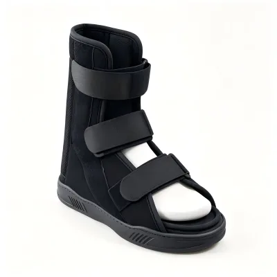 Drop Foot Stabilizer Unisex Breathable Upper Velvet + Foam Padding Lining Midsole EVA Cushion Outsole TPR Rubber Heel Flat Toe