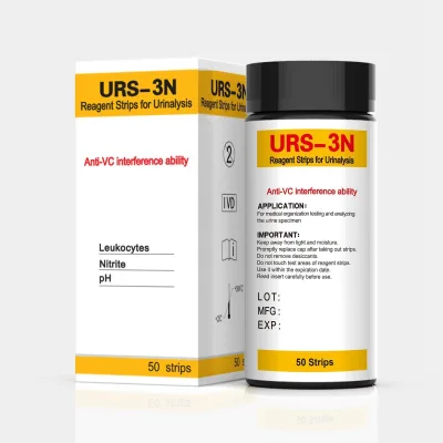 Customized 3 in 1 Urine  Test Strips for Nitrite, Rapid Urinalysis Diagnostic Test Strips with High Quality, Factory Direct.