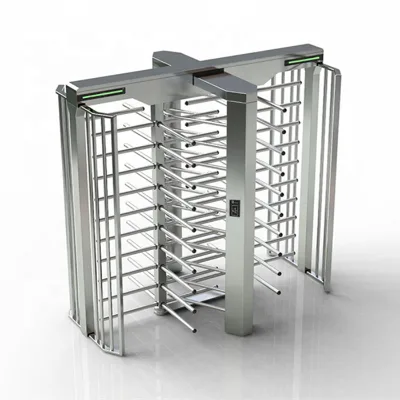 Rfid Card Reader Double Lane Full Height Turnstiles for Access Control System for Security Airports