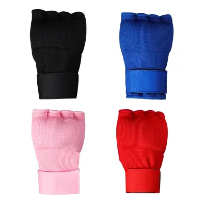 Half-finger Boxing Gloves Adults Wrap-Around Hand Wraps Customizable Professional Protective Gear for Bag Work & Boxing Sports