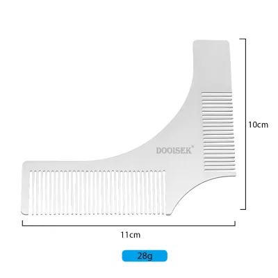 Professional Hair Comb Anti-Static Salon Hair Styling Comb Hairdressing Barbers Stainless Steel Hair Comb Barber Supplies