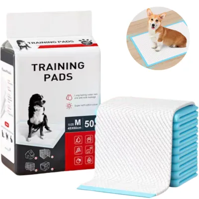 OEM/ODM Large Size Cat Puppy Pads Secure Fit for Crate Bedding Protection Pet Disposable Pads