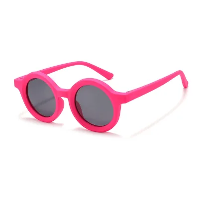 New Round Retro Children's Sunglasses Wholesale Cute Baby Sunglasses