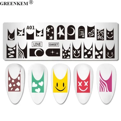2024 New Nail Printing Steel Plate New Wings Star Cartoon Stamp Plate Wholesale Nail Stamper Printing Plate