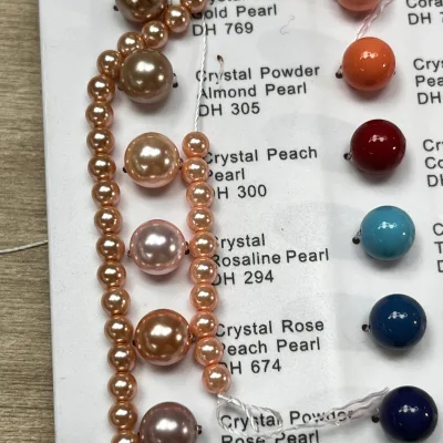 Wholesale 5810 Glass Pearl Beads with Perfect Rounded Shape for Jewelry Making and Accessories