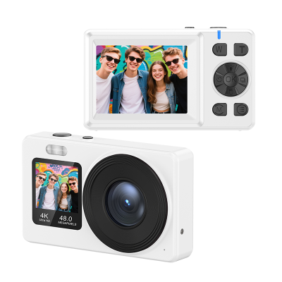 Digital Video Camera Full HD 4K HD Dual Screen Removeable Battery Student 18 Zoom CCD Digital Camera