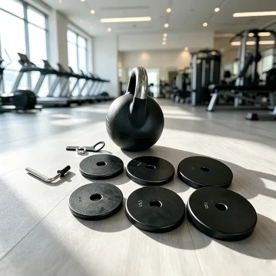 Adjustable Kettlebell Strength Training Cast Iron Kettlebell Home Gym Equipment Set for Fitness Adjustable Kettlebell 12-32 Kg