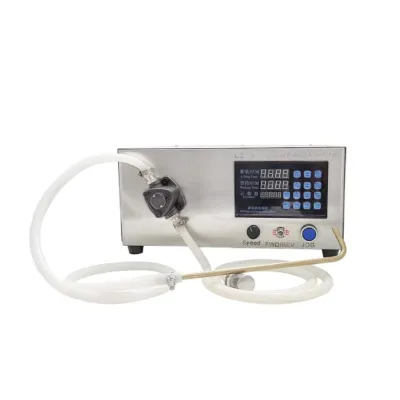 Semi-automatic Quantitative Liquor Beverage Essential Oil Laundry Liquid Glass Water Small Liquid Filling Machine