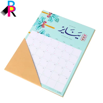 2027 New Table Calendar Creative Desktop Design Fresh Minimalist Coated Paper Hot Stamped Photo Frame Memo Note