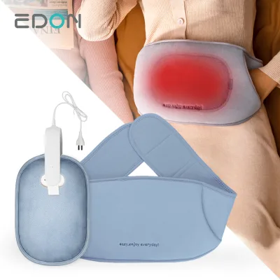 Best Selling Green Coral Flannelette Cloth Safe Electric 1000ml Hot Water Bottle